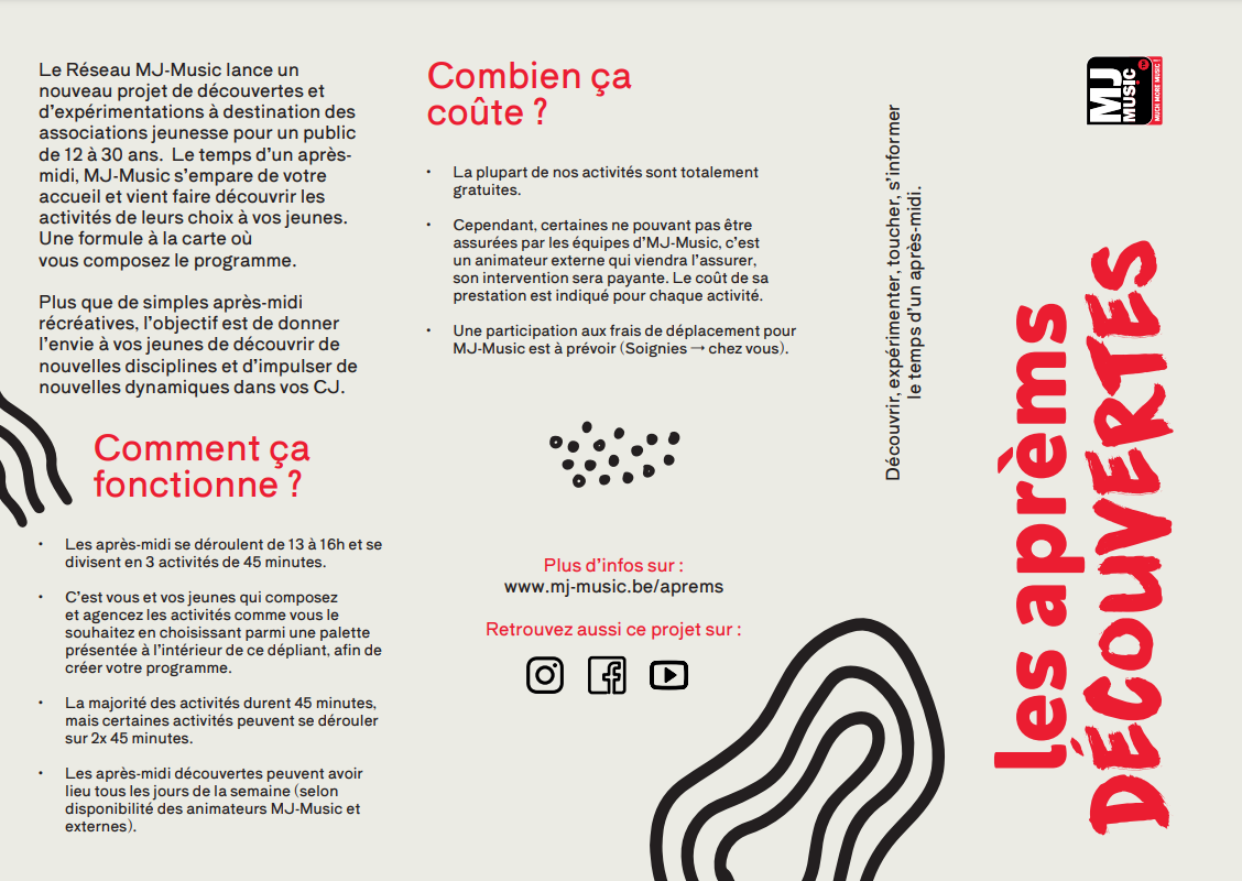 Nouveau projet : Les aprèms découvertes